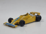 1986 Road Champs Formula 1 Indy "Tuff Guys" #6 Yellow Die Cast Toy Race Car Vehicle Made in Hong Kong