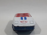 Maisto Turbo Tread Chevrolet Corvette Convertible White Die Cast Toy Car Vehicle