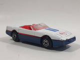 Maisto Turbo Tread Chevrolet Corvette Convertible White Die Cast Toy Car Vehicle