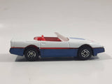 Maisto Turbo Tread Chevrolet Corvette Convertible White Die Cast Toy Car Vehicle