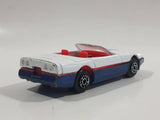Maisto Turbo Tread Chevrolet Corvette Convertible White Die Cast Toy Car Vehicle