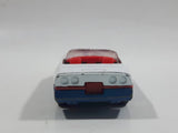Maisto Turbo Tread Chevrolet Corvette Convertible White Die Cast Toy Car Vehicle