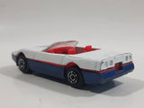Maisto Turbo Tread Chevrolet Corvette Convertible White Die Cast Toy Car Vehicle