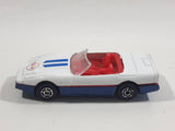 Maisto Turbo Tread Chevrolet Corvette Convertible White Die Cast Toy Car Vehicle