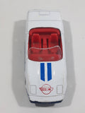 Maisto Turbo Tread Chevrolet Corvette Convertible White Die Cast Toy Car Vehicle