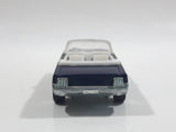 1998 Hot Wheels '65 Ford Mustang Convertible Dark Blue Metalflake Die Cast Toy Car Vehicle - Opening Hood