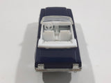 1998 Hot Wheels '65 Ford Mustang Convertible Dark Blue Metalflake Die Cast Toy Car Vehicle - Opening Hood
