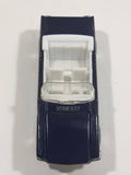1998 Hot Wheels '65 Ford Mustang Convertible Dark Blue Metalflake Die Cast Toy Car Vehicle - Opening Hood