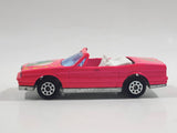 Majorette No. 253 Cadillac Allante Convertible "Fun" Hot Pink 1/59 Scale Die Cast Toy Car Vehicle