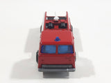 Vintage Zylmex p337 Fire Engine Ford Cab Truck Red Die Cast Toy Car Vehicle