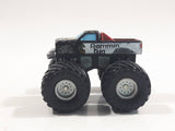 1990 Galoob Micro Machines Tuff Trax Collection Rammin' Rig Monster Truck Black Miniature Die Cast Toy Car Vehicle