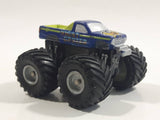1990 Galoob Micro Machines Tuff Trax Collection Night Cruzer Monster Truck Blue Miniature Die Cast Toy Car Vehicle