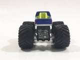 1990 Galoob Micro Machines Tuff Trax Collection Night Cruzer Monster Truck Blue Miniature Die Cast Toy Car Vehicle