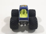 1990 Galoob Micro Machines Tuff Trax Collection Night Cruzer Monster Truck Blue Miniature Die Cast Toy Car Vehicle