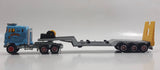 Majorette Semi Tractor Truck and Trailer "Blue's Trucking Co." #302 Light Blue 1/87 Scale Die Cast Toy Car Vehicle