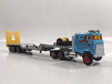 Majorette Semi Tractor Truck and Trailer "Blue's Trucking Co." #302 Light Blue 1/87 Scale Die Cast Toy Car Vehicle