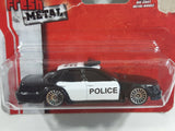 2014 Maisto Fresh Metal Ford Interceptor Police Unit 1035 Black and White Die Cast Toy Car Vehicle