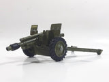 Vintage Dinky Toys Meccano Battle Lines American 105 mm Gun Howitzer Dark Green Die Cast Army Toy 21751413 - Broken Off Hitches