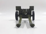 Vintage Dinky Toys Meccano Battle Lines American 105 mm Gun Howitzer Dark Green Die Cast Army Toy 21751413 - Broken Off Hitches