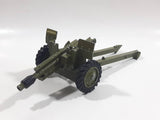 Vintage Dinky Toys Meccano Battle Lines American 105 mm Gun Howitzer Dark Green Die Cast Army Toy 21751413 - Broken Off Hitches