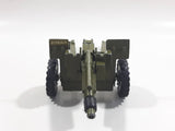 Vintage Dinky Toys Meccano Battle Lines American 105 mm Gun Howitzer Dark Green Die Cast Army Toy 21751413 - Broken Off Hitches