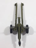 Vintage Dinky Toys Meccano Battle Lines American 105 mm Gun Howitzer Dark Green Die Cast Army Toy 21751413 - Broken Off Hitches
