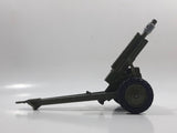 Vintage Dinky Toys Meccano Battle Lines American 105 mm Gun Howitzer Dark Green Die Cast Army Toy 21751413 - 1 hitch broken