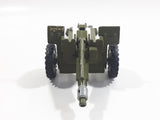 Vintage Dinky Toys Meccano Battle Lines American 105 mm Gun Howitzer Dark Green Die Cast Army Toy 21751413 - 1 hitch broken
