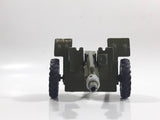 Vintage Dinky Toys Meccano Battle Lines American 105 mm Gun Howitzer Dark Green Die Cast Army Toy 21751413