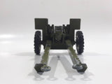 Vintage Dinky Toys Meccano Battle Lines American 105 mm Gun Howitzer Dark Green Die Cast Army Toy 21751413