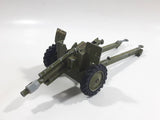 Vintage Dinky Toys Meccano Battle Lines American 105 mm Gun Howitzer Dark Green Die Cast Army Toy 21751413