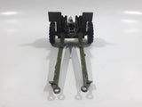 Vintage Dinky Toys Meccano Battle Lines American 105 mm Gun Howitzer Dark Green Die Cast Army Toy 21751413
