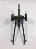 Vintage Dinky Toys Meccano Battle Lines American 105 mm Gun Howitzer Dark Green Die Cast Army Toy 21751413