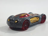 2012 Hot Wheels Thrill Racers - Volcano '12 Dodge XP-07 Metallic Grey Die Cast Toy Car Hot Rod Vehicle