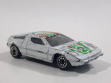 Unknown Brand #2 Turbo White Die Cast Toy Car Vehicle