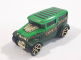 2006 MGA Marvel Spider-Man Sandman Hummer Style Green Die Cast Toy Car Vehicle