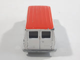1981 ERTL The Cannonball Run Ford Van Ambulance Transcon Medi-Vac Van White and Orange Die Cast Toy Car Vehicle Made in Hong Kong