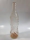 Vintage Drink Wishing Well Clear Embossed Lettering Glass Bottle