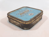 Vintage Player's Medium Navy Cut 50g Light Blue Tin Metal Tobacco Container