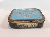 Vintage Player's Medium Navy Cut 50g Light Blue Tin Metal Tobacco Container