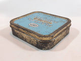 Vintage Player's Medium Navy Cut 50g Light Blue Tin Metal Tobacco Container