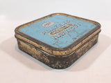 Vintage Player's Medium Navy Cut 50g Light Blue Tin Metal Tobacco Container