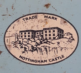 Vintage Player's Medium Navy Cut 50g Light Blue Tin Metal Tobacco Container