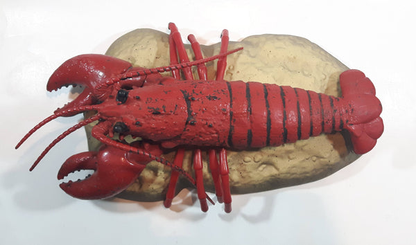 Gemmy Rocky The Singing Lobster Animatronic Singing Moving Red Lobster Themed Plaque Novelty Collectible No Adapter