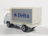 RealToy Delta Airplane Loading Scissor Lift Container Truck White Die Cast Toy Car Vehicle