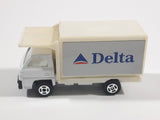 RealToy Delta Airplane Loading Scissor Lift Container Truck White Die Cast Toy Car Vehicle