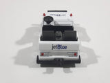 JetBlue Airport Service Luggage Trolley Cart White Die Cast Toy Car Vehicle