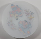 Vintage Jim Henson Productions Sesame Street Bert and Ernie in Airplanes Aviation Themed Glass Ceiling Light Cover Shade