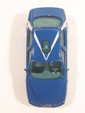 Burago Alfa Romeo 156 Polizia Blue 1/43 Scale Die Cast Toy Police Cop Car Vehicle Missing a Wheel