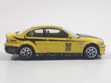 RealToy BMW M3 Yellow "Top Runner" 1/59 Scale Die Cast Toy Car Vehicle